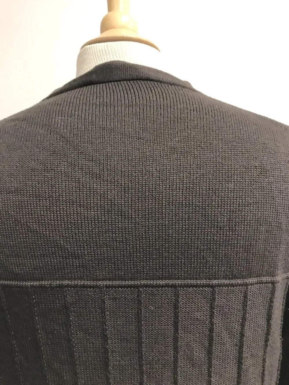 Gucci Tom Ford Brown wool silk cashmere button cardigan sweater M Vintage